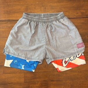 Men L Chubbies Ultimate Training Shorts with exposed liner
Discontinued style